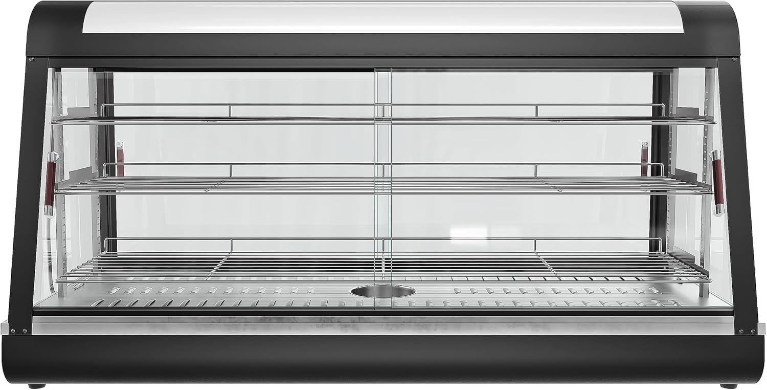 Countertop Heated Display Case for Keeping Food Warm and Fresh